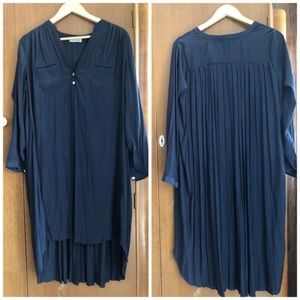 Ulla Johnson Navy Midi Dress